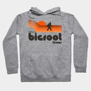 I Believe In Bigfoot Texas Hoodie